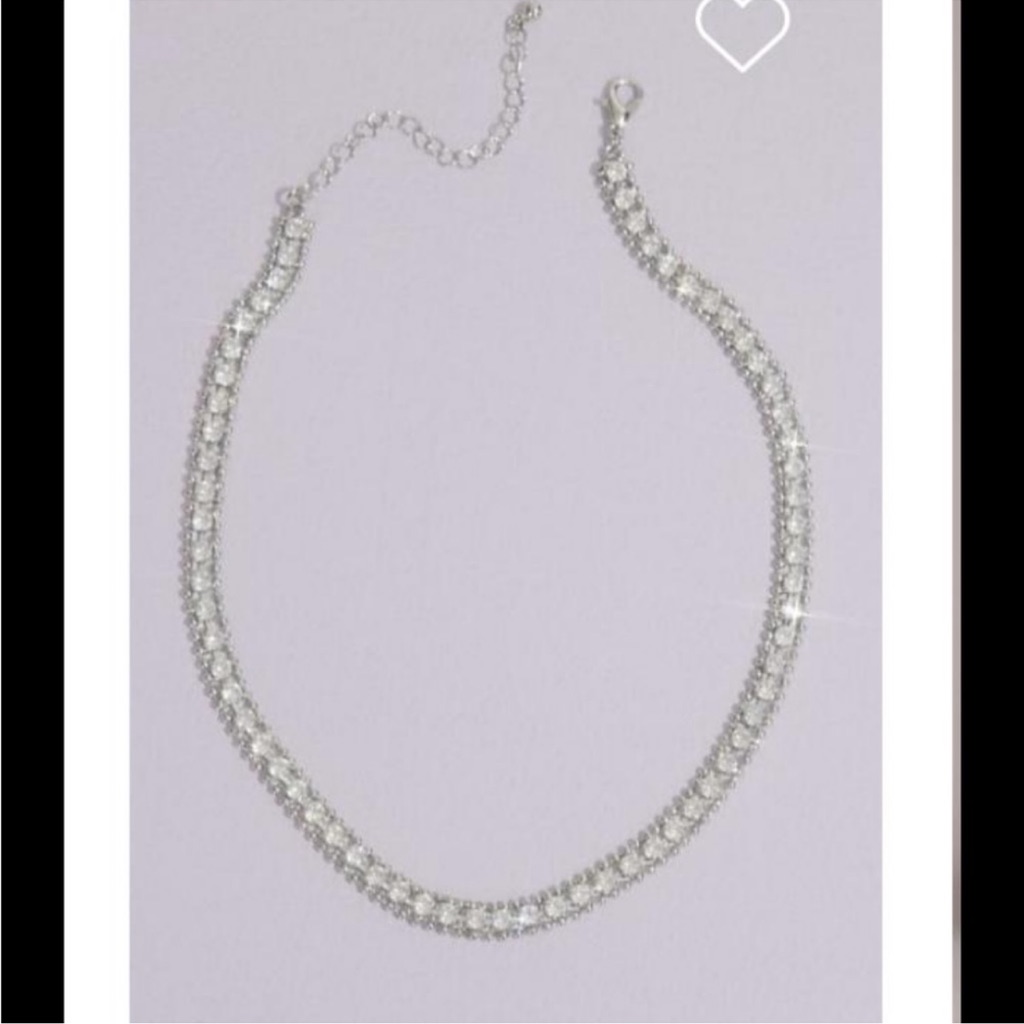 Nwt Rhinestone Crystal Collar Necklace Choker Galina Signature.